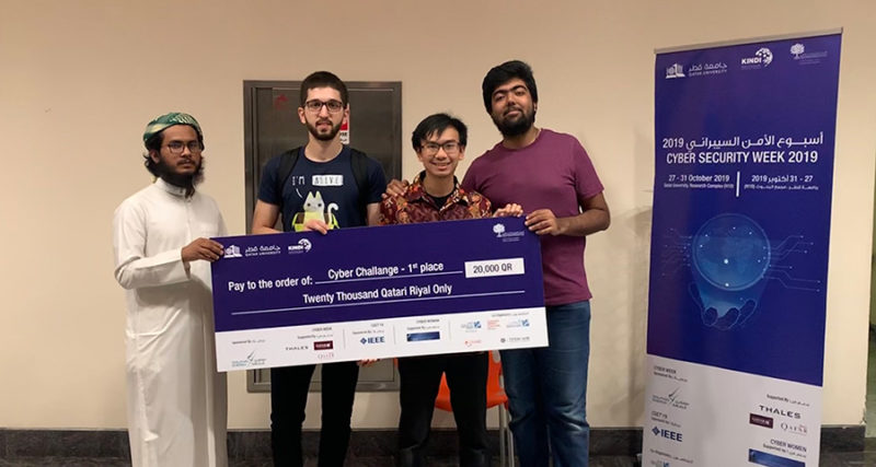 Cmu Q Students Win First Place In Qatar University Cyber Challenge