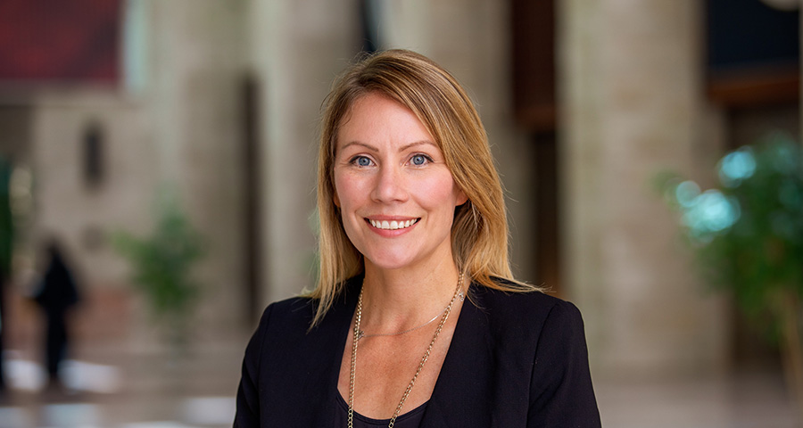 Jennifer Bruder is the associate dean for research at CMU-Q.